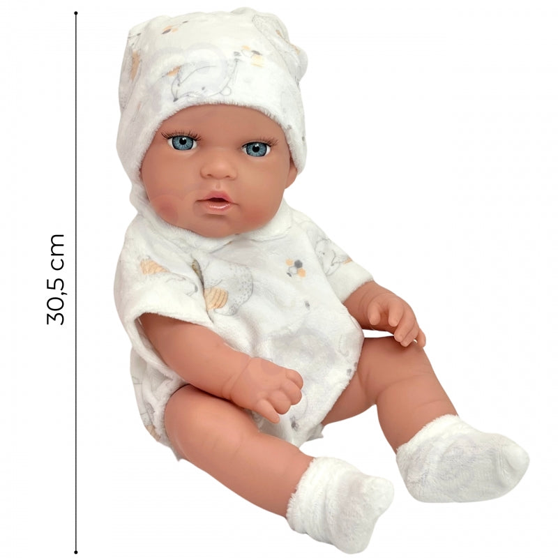 WOOPIE ROYAL Baby Doll Set 30,5 cm + Rosa Bärsele