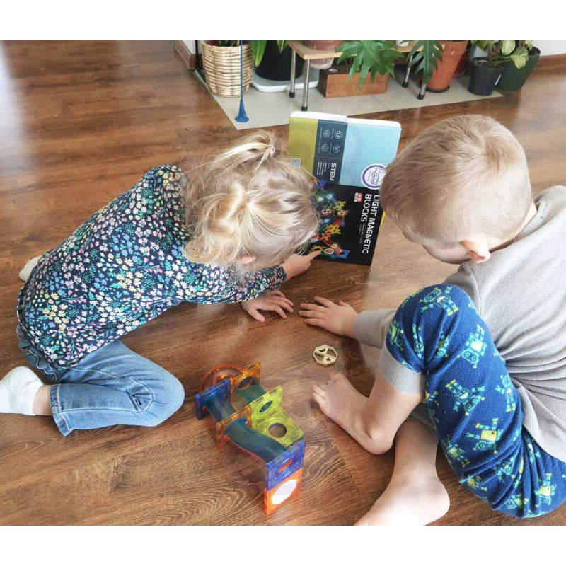 WOOPIE Magnetic Blocks Ball Track Light 49 st.