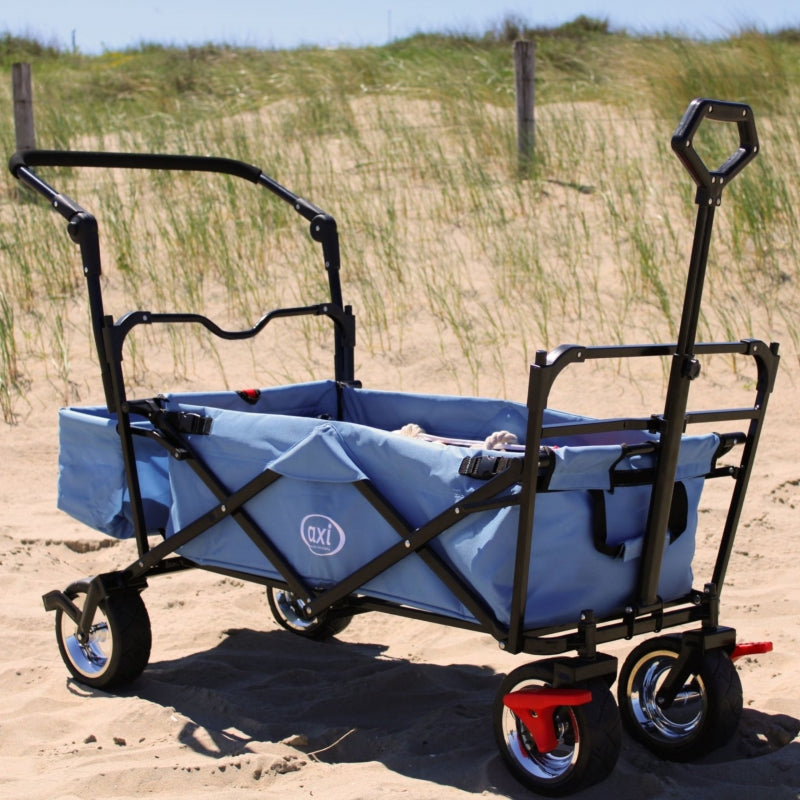 AXI Folding Beach Barnvagn med takbroms och väska 80Kg