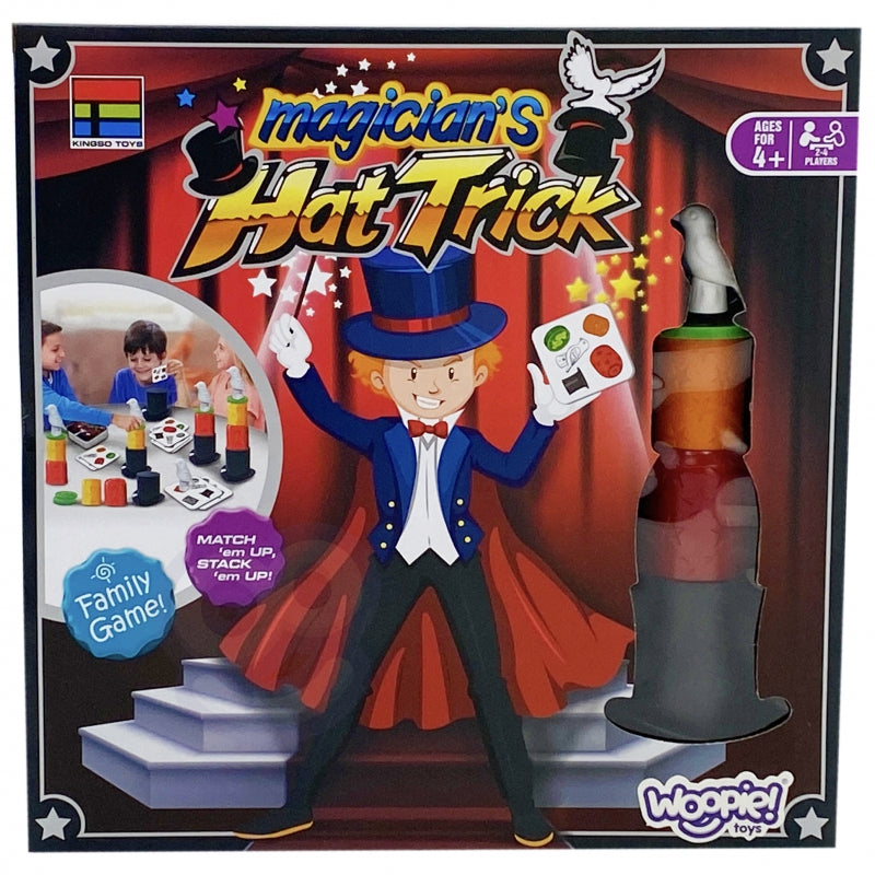 WOOPIE Magic Tricks-spel med hatt Little Magician 4+