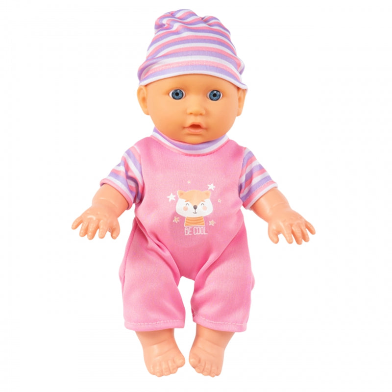 WOOPIE ROYAL First Baby Doll med barnvaktsvagn + matningsset