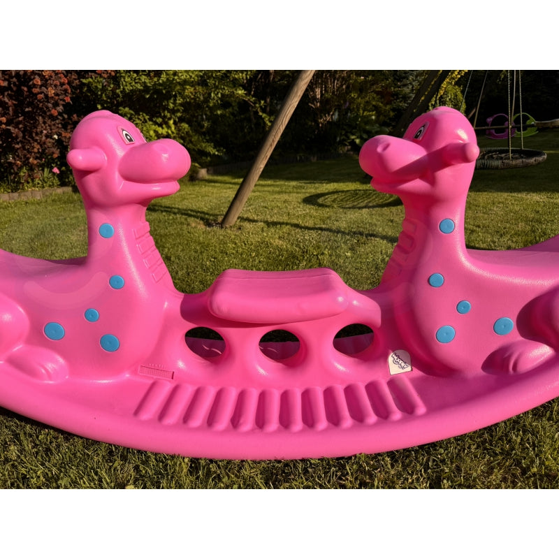 WOOPIE Multi-Seater Dino Balance Swing Rosa