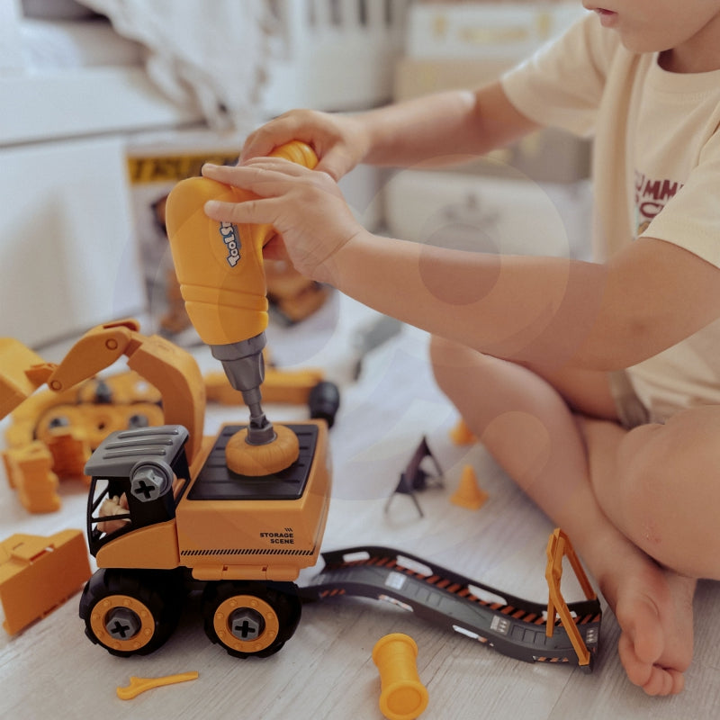 WOOPIE Mega Construction Site 5in1 XXL DIY Monteringssats