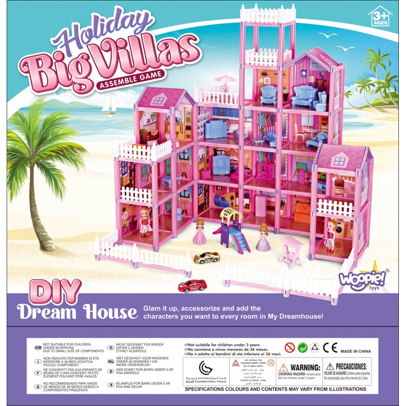 WOOPIE Mega Willa Dockhus LOVELY HUS 194 st.