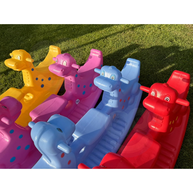 WOOPIE Multi-Seater Dino Balance Swing Blå