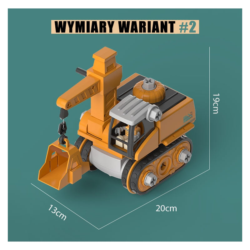 WOOPIE Mega Construction Site 5in1 XXL DIY Monteringssats