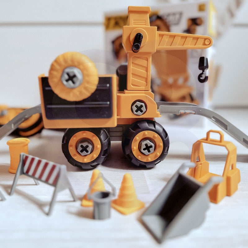 WOOPIE Mega Construction Site 5in1 XXL DIY Monteringssats
