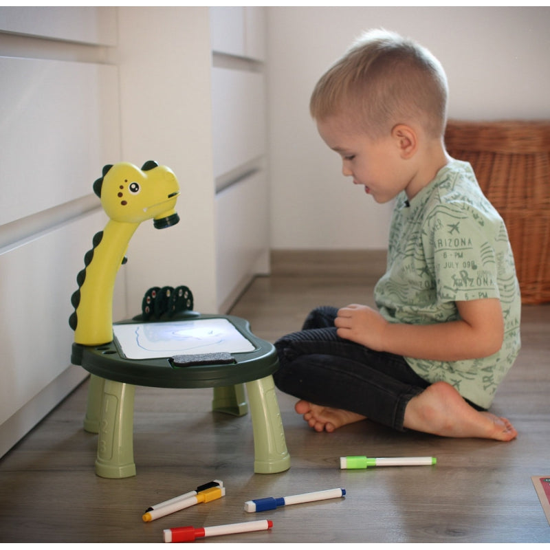 WOOPIE ritbräda dinosaurieprojektor 24 mönster + 2 spel