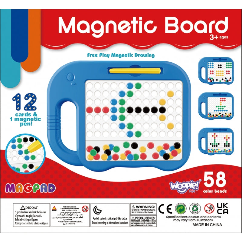 WOOPIE Magnetkort för barn Montessori MagPad Elephant