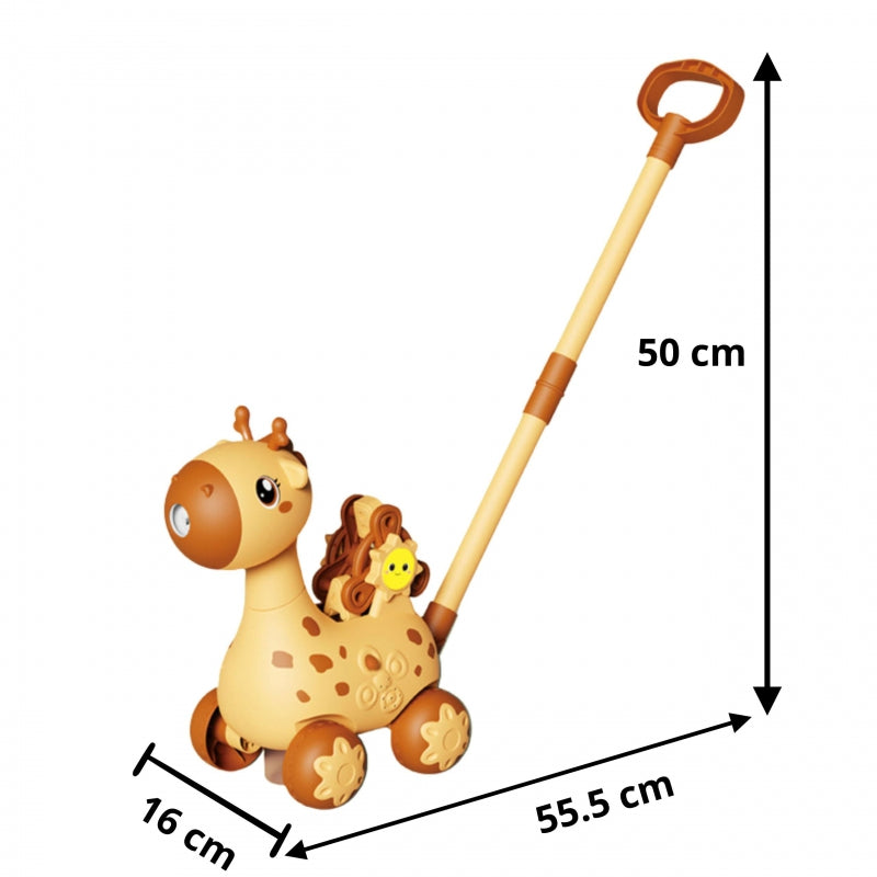 WOOPIE Pusher Giraffe 2in1 såpbubbelmaskin för barn
