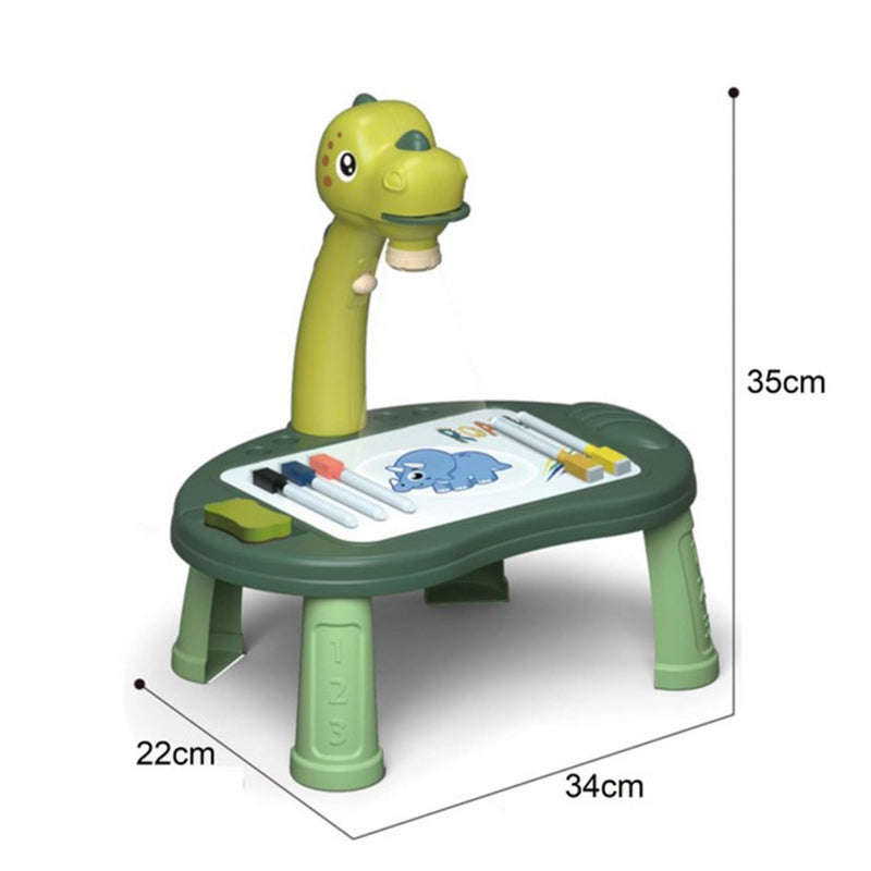 WOOPIE ritbräda dinosaurieprojektor 24 mönster + 2 spel