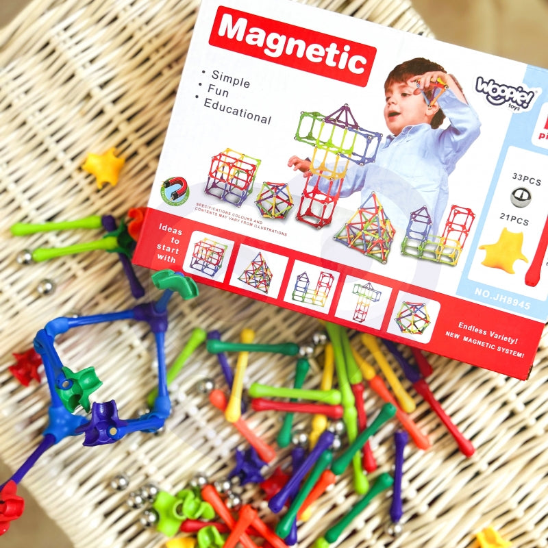 WOOPIE Magnetic Construction Blocks Pussel 110 pieces_8PCS