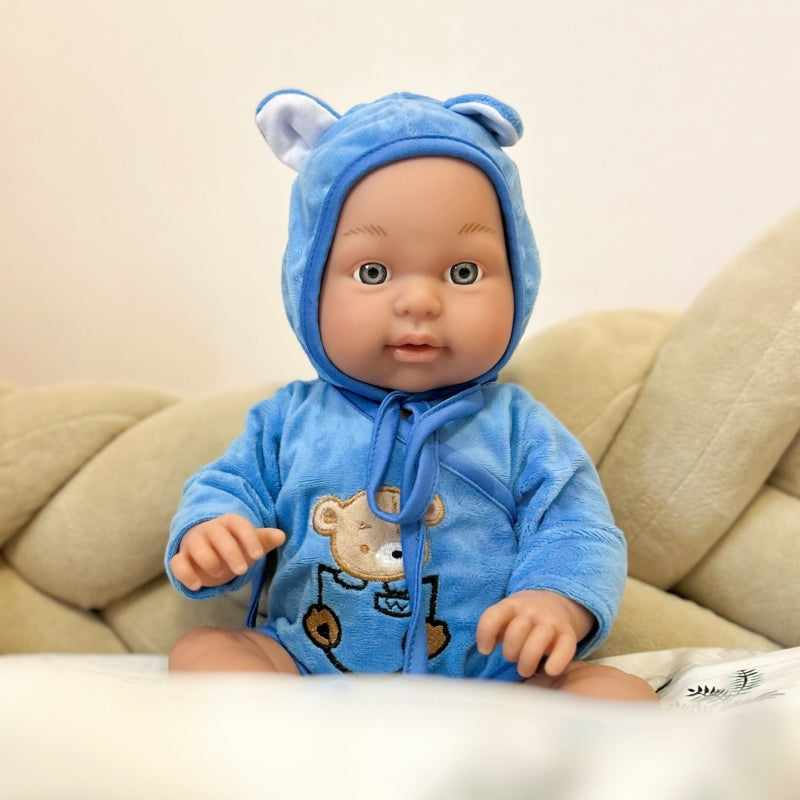 WOOPIE ROYAL Babydocka i teddybjörnskläder 46 cm