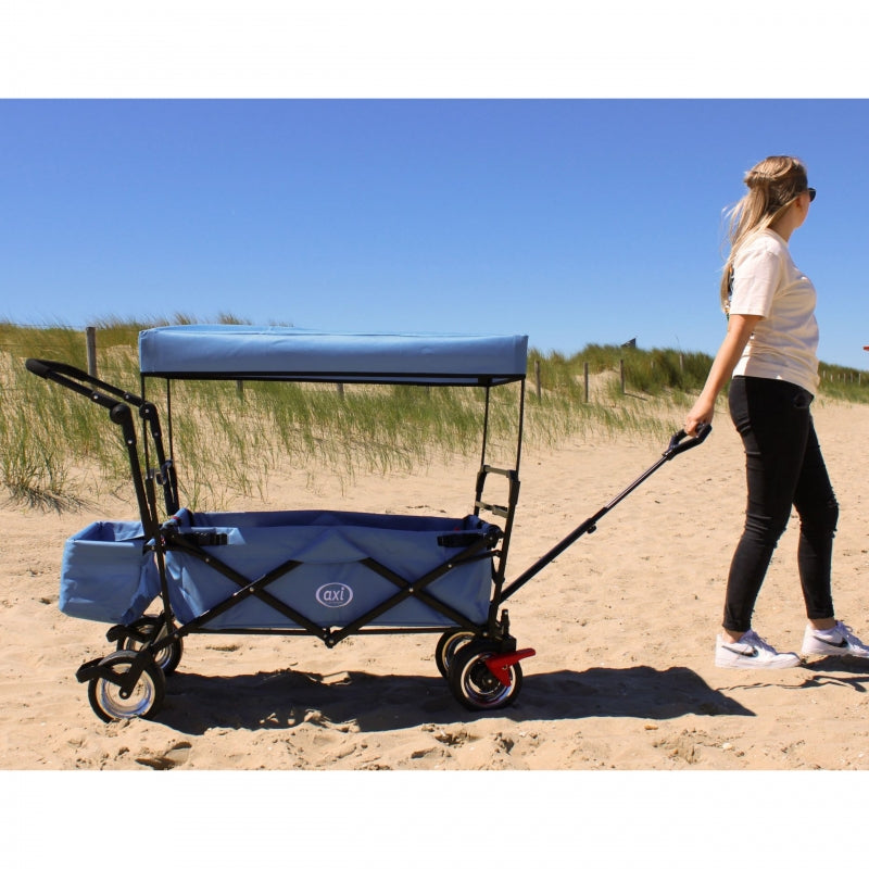 AXI Folding Beach Barnvagn med takbroms och väska 80Kg