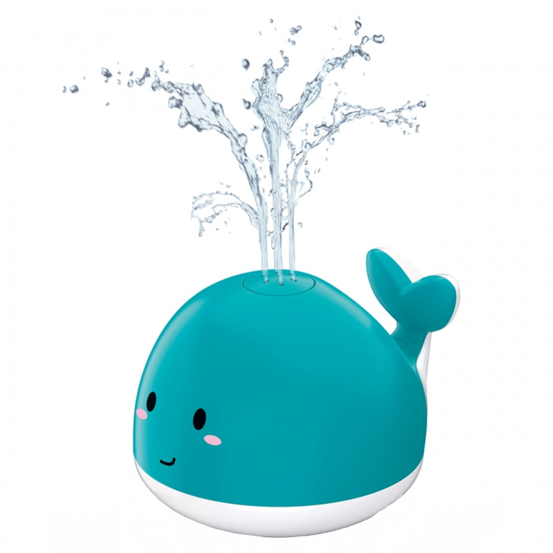 WOOPIE Whale Fountain Badleksak - Blå