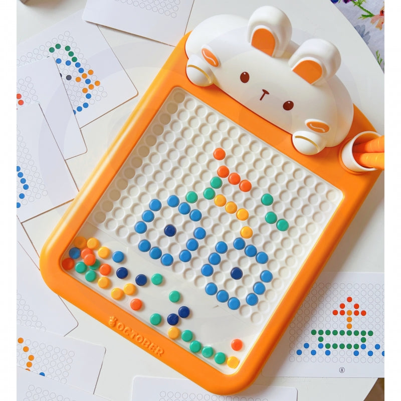 WOOPIE Magnetic Board Montessori MagPad för att rita kaninmorot