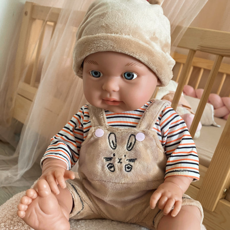 WOOPIE ROYAL Babydocka i kaninkläder 46 cm