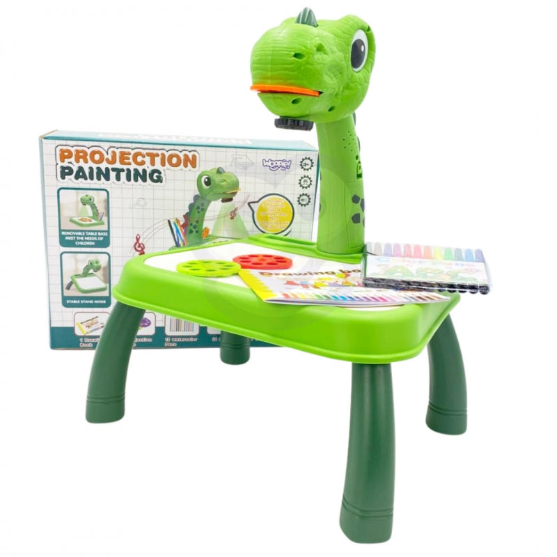 WOOPIE Ritbord Dinosaur Projektor + Markörer