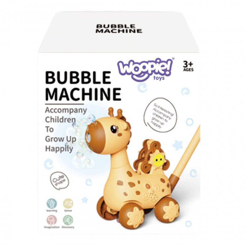 WOOPIE Pusher Giraffe 2in1 såpbubbelmaskin för barn