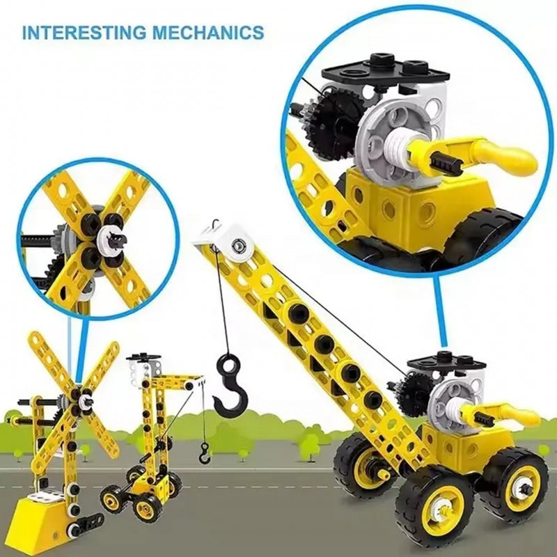 WOOPIE Vehicles Construction Set 8in1 STEAM Blocks