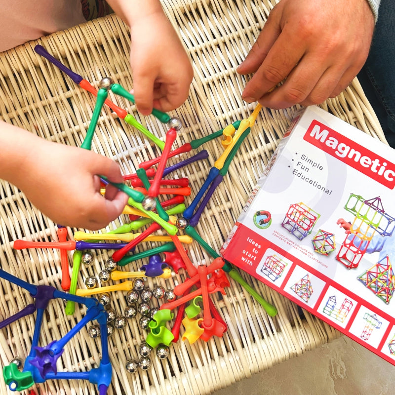 WOOPIE Magnetiska konstruktionsblock Creative Puzzle 110 st.