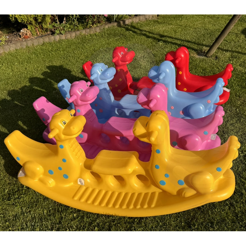 WOOPIE Multi-Seater Dino Balance Swing Rosa