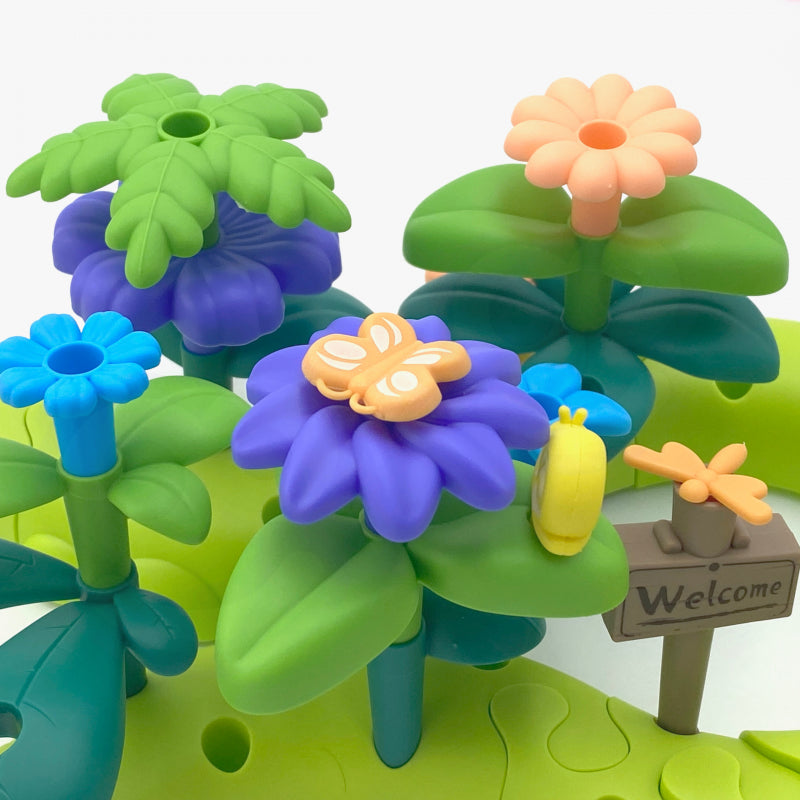 WOOPIE Montessori Magic Garden Construction Blocks XXL 93 st.