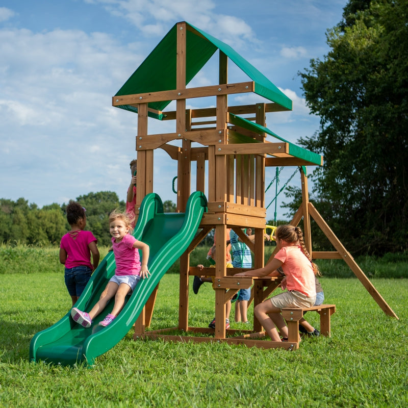 Backyard Discovery Belmont Wooden Playground 6in1