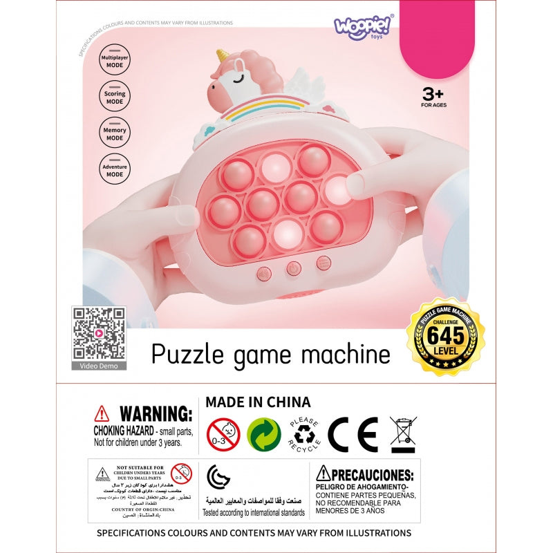 WOOPIE POP IT-spel Elektrisk Anti-stress Arcade Unicorn