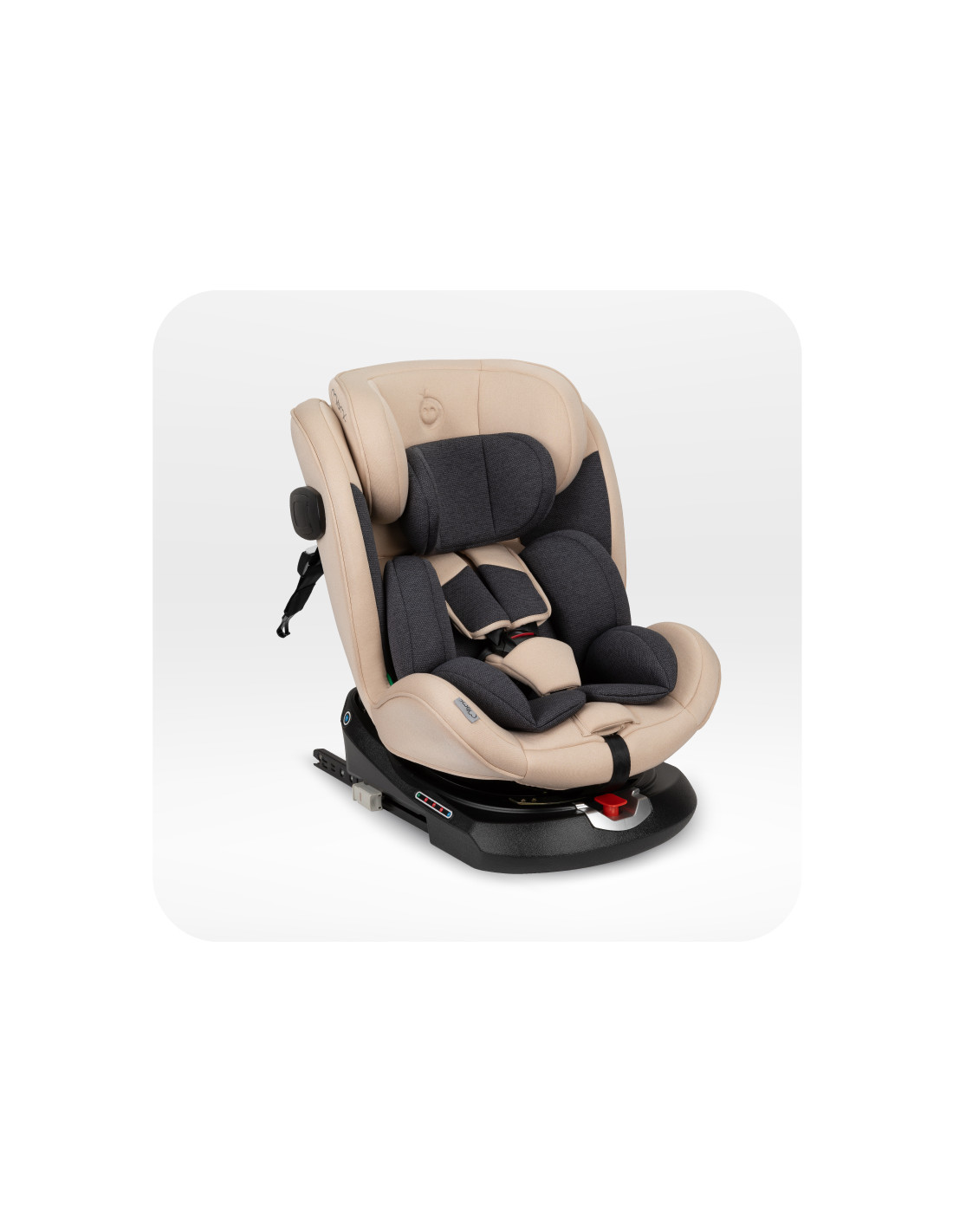 MoMi EMI Car seat 360° Rotation, Beige
