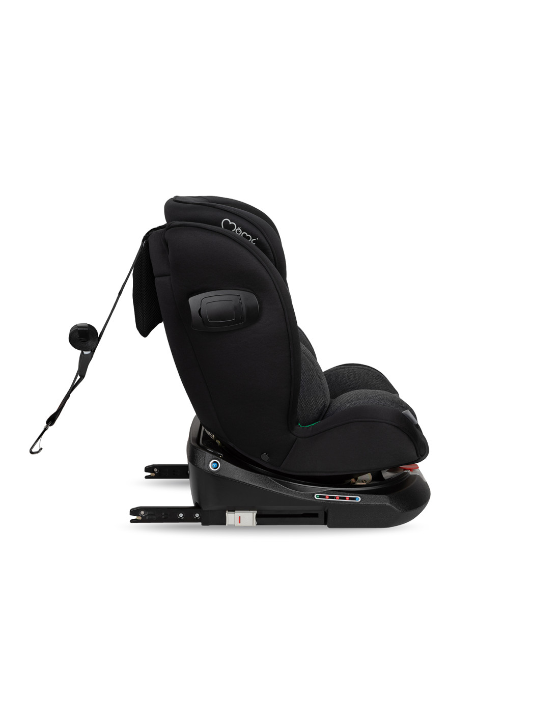 MoMi EMI Car Seat 360° Rotation, Black