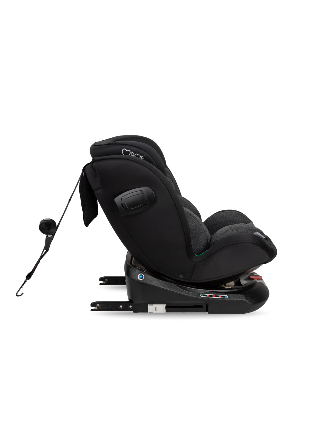 MoMi EMI Car Seat 360° Rotation, Black
