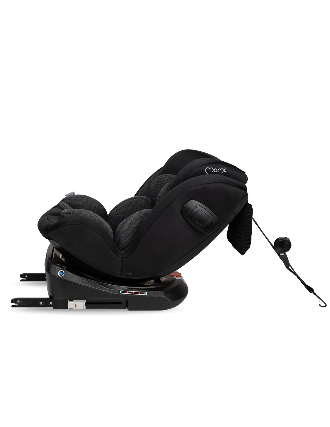 MoMi EMI Car Seat 360° Rotation, Black