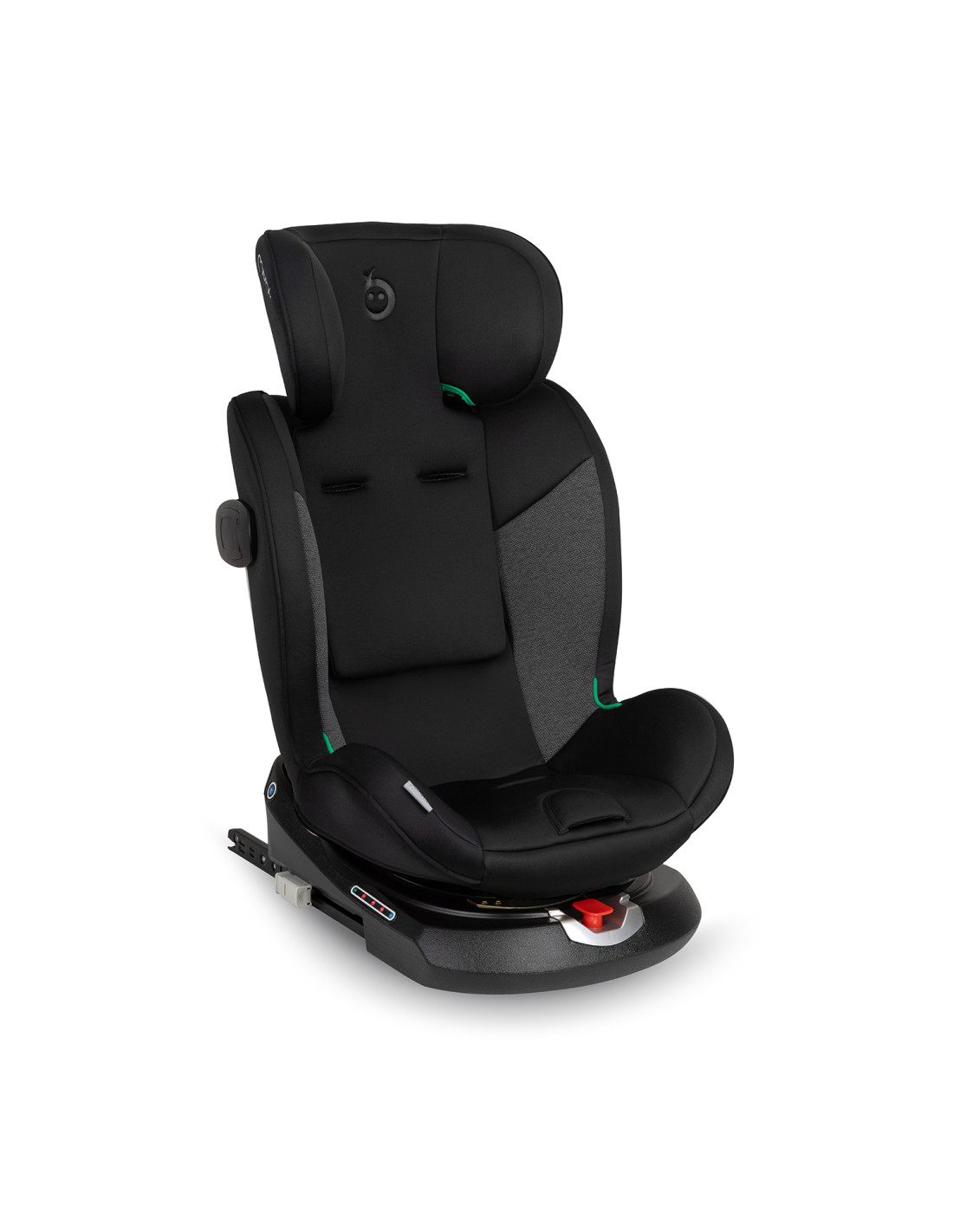 MoMi EMI Car Seat 360° Rotation, Black