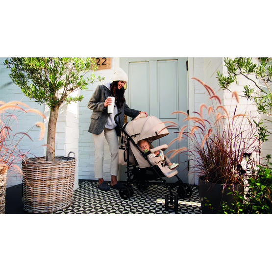 MoMi AKIRA Stroller Umbrella, Beige