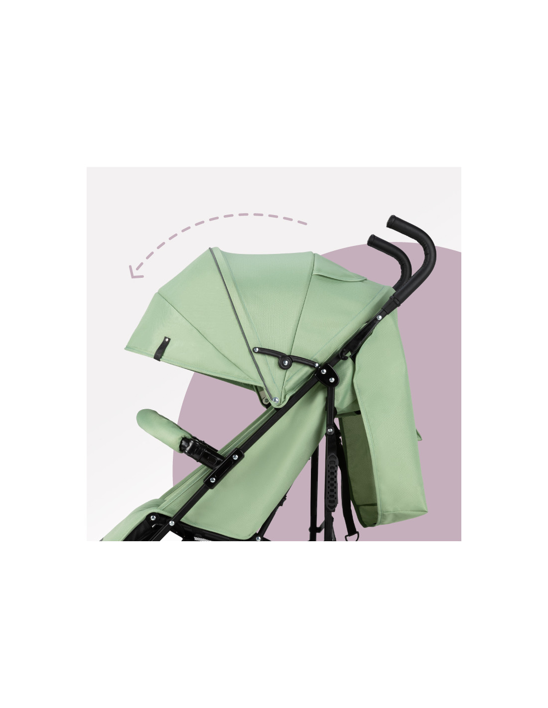 MoMi AKIRA Stroller Umbrella, Green
