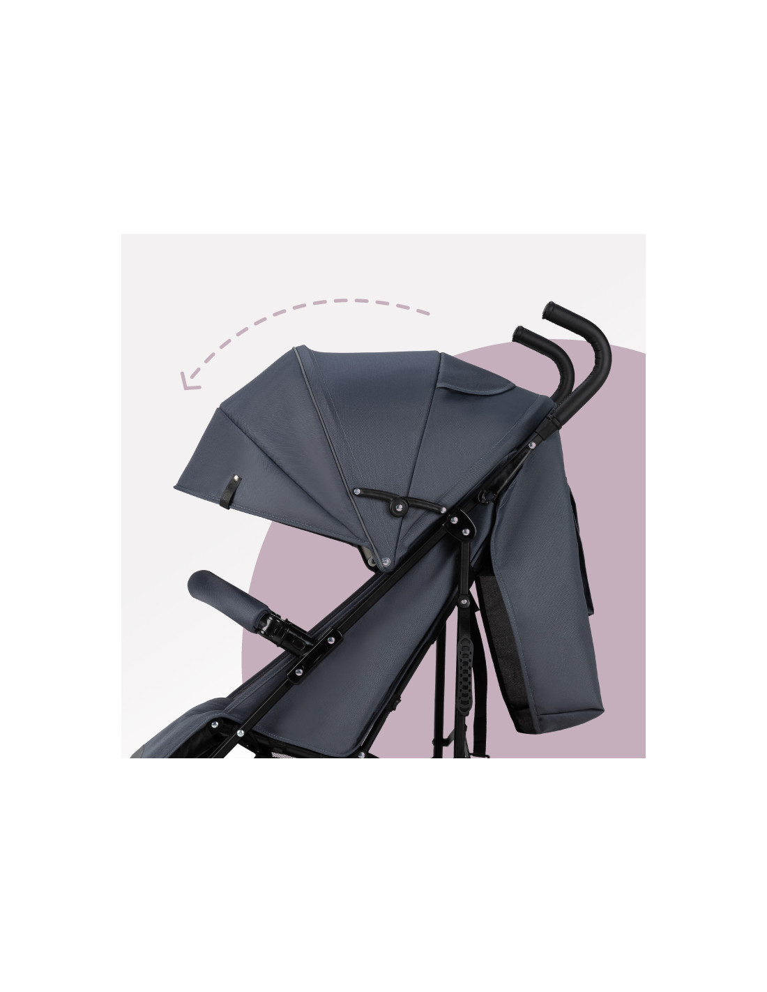 MoMi AKIRA Pram Umbrella, Grey