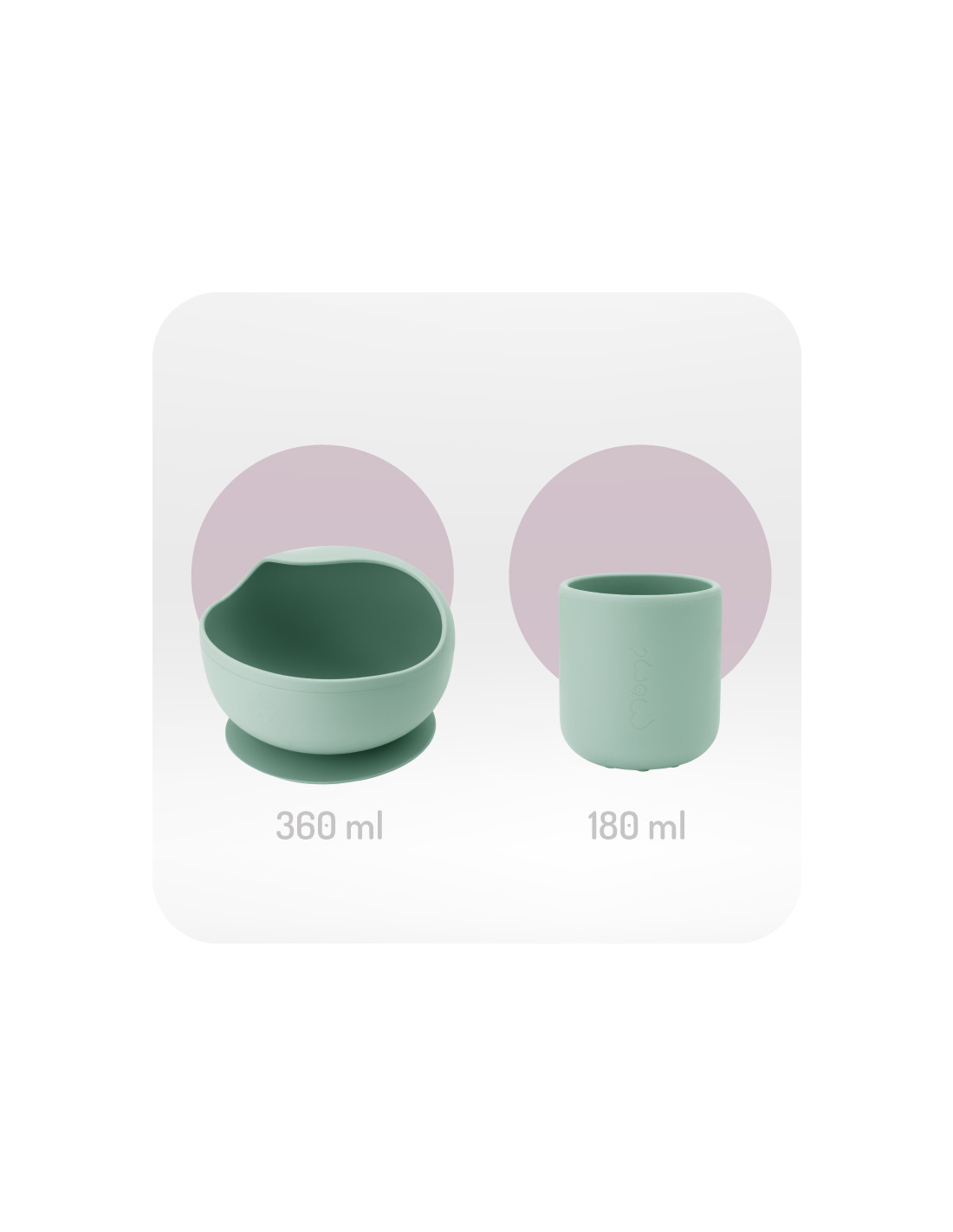 MoMi AMI Meal Set, Green