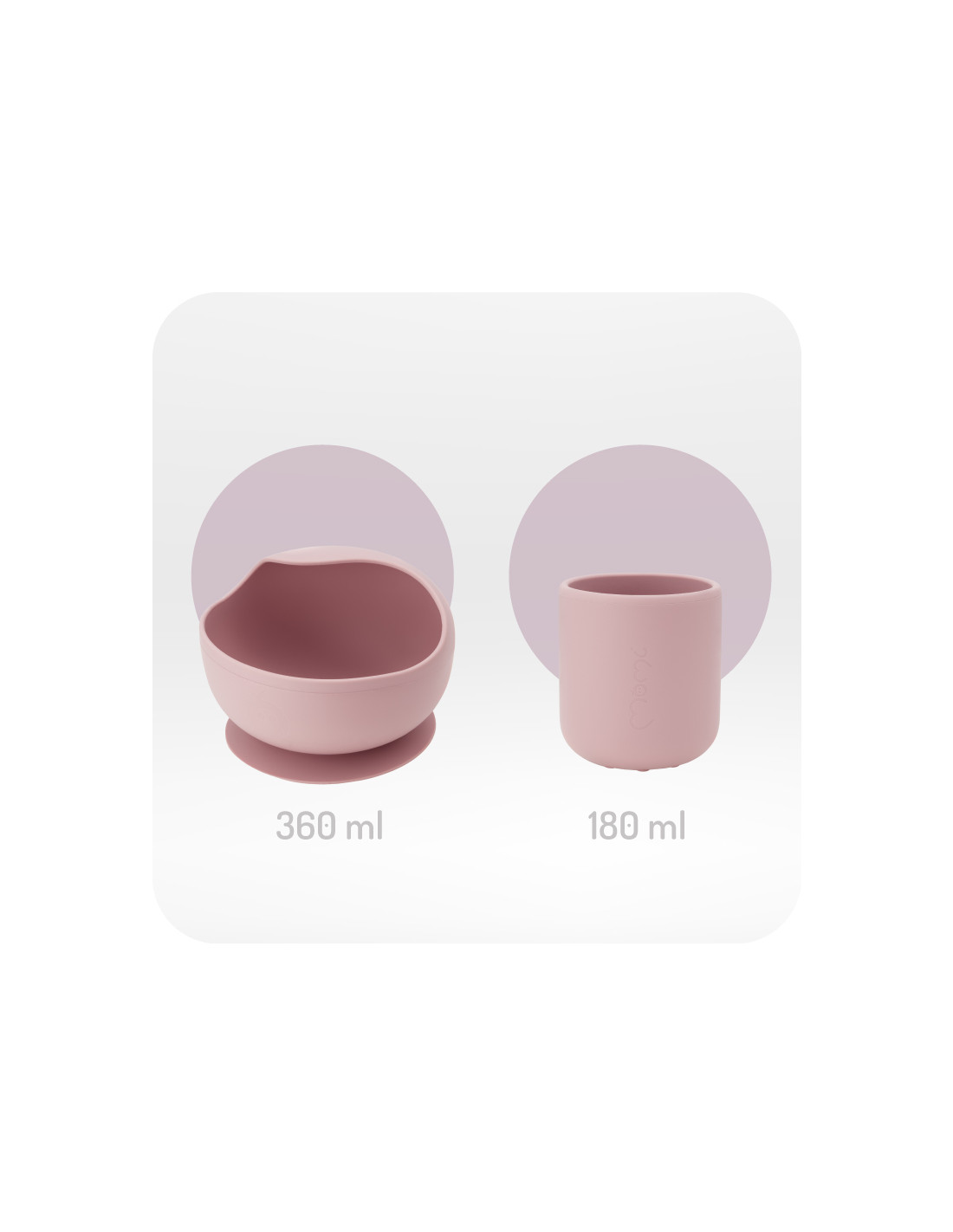 MoMi AMI Meal Set, Pink