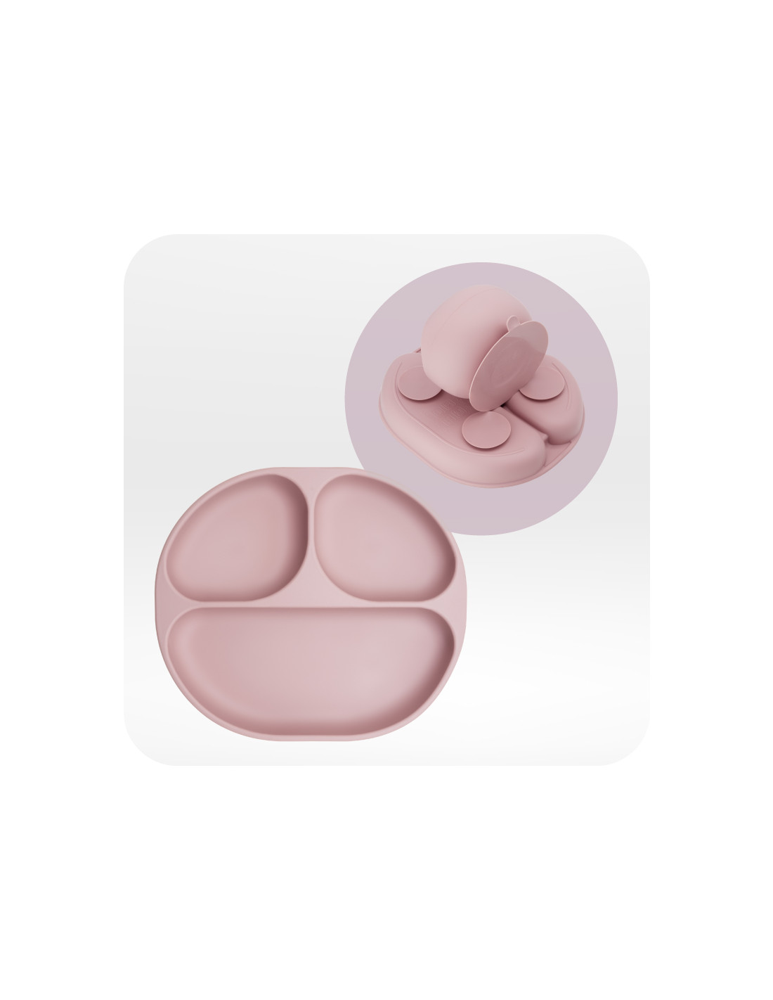 MoMi AMI Meal Set, Pink