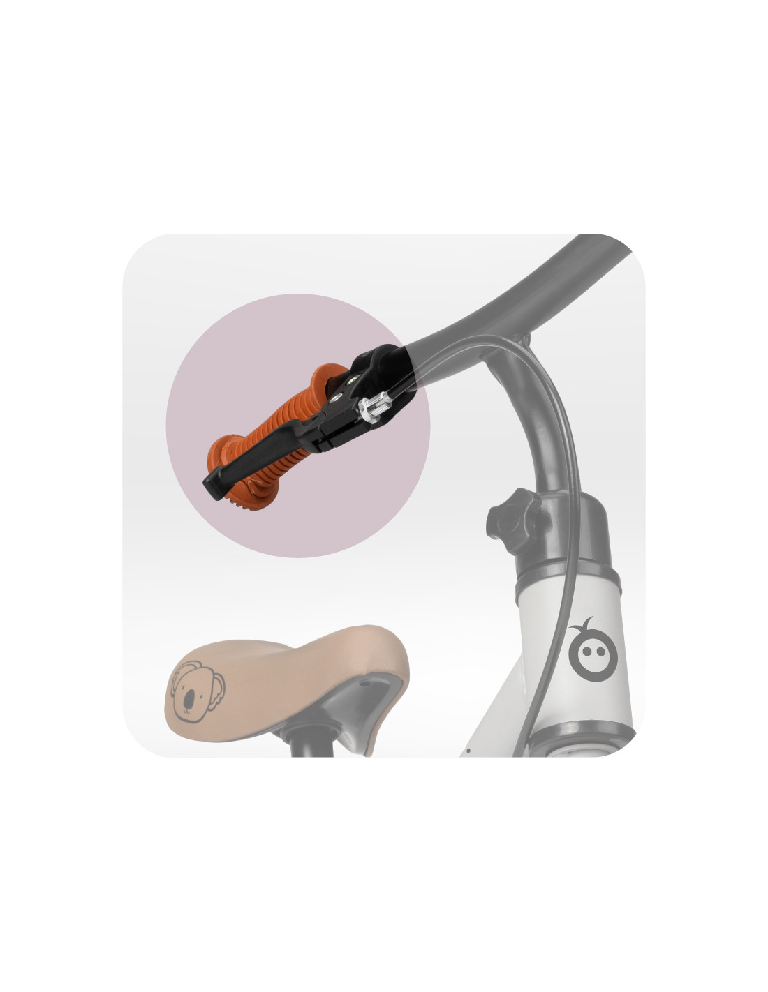 MoMi BREKI Balance bike, Grey