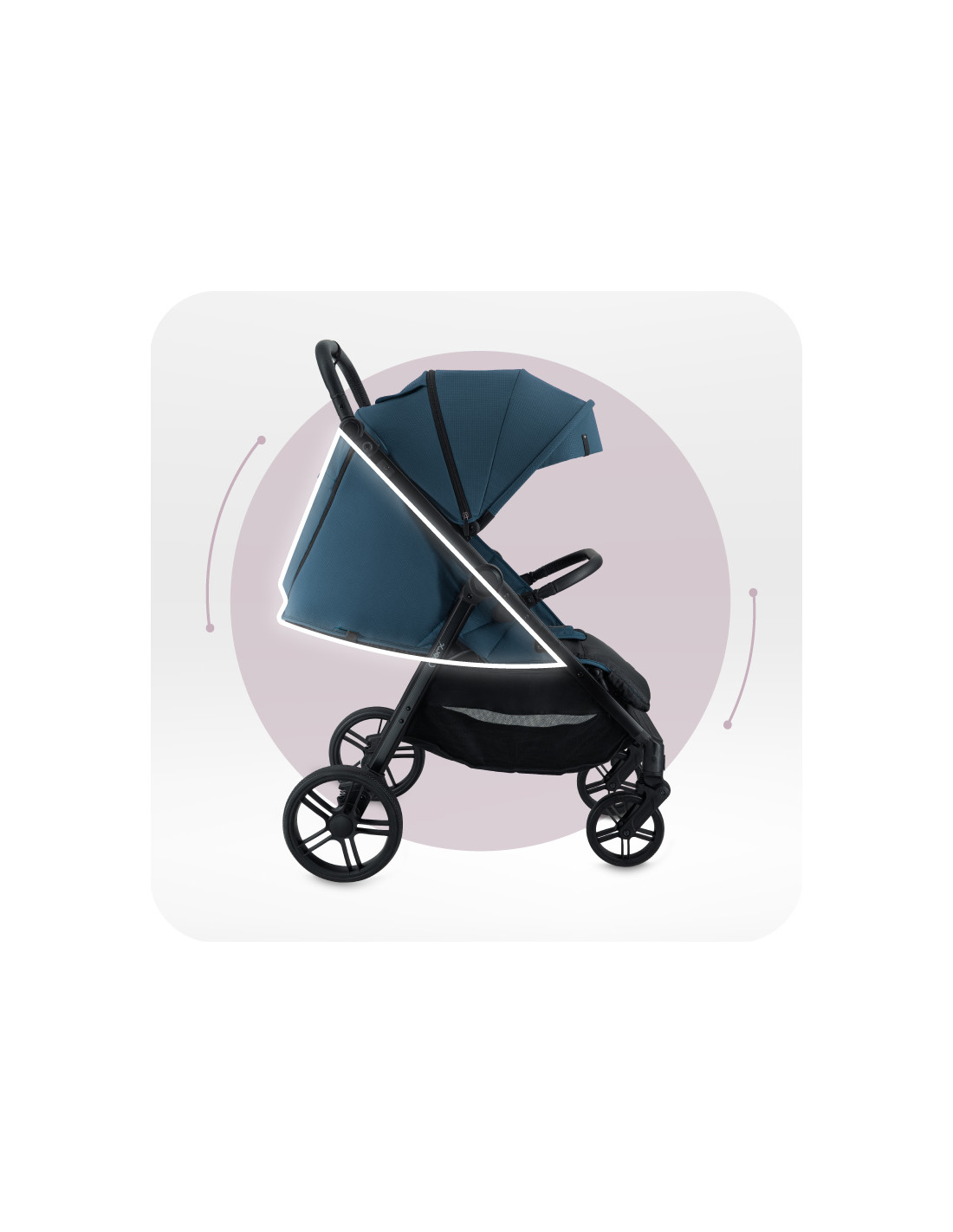 MoMi CLARA Stroller, Blue
