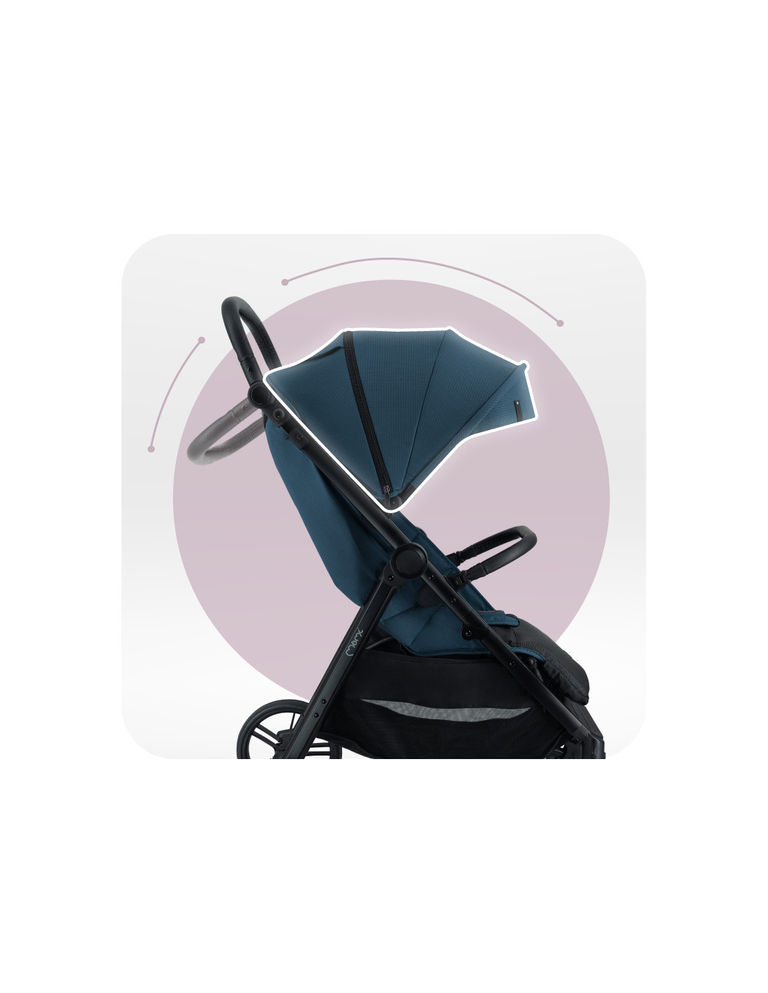 MoMi CLARA Stroller, Blue