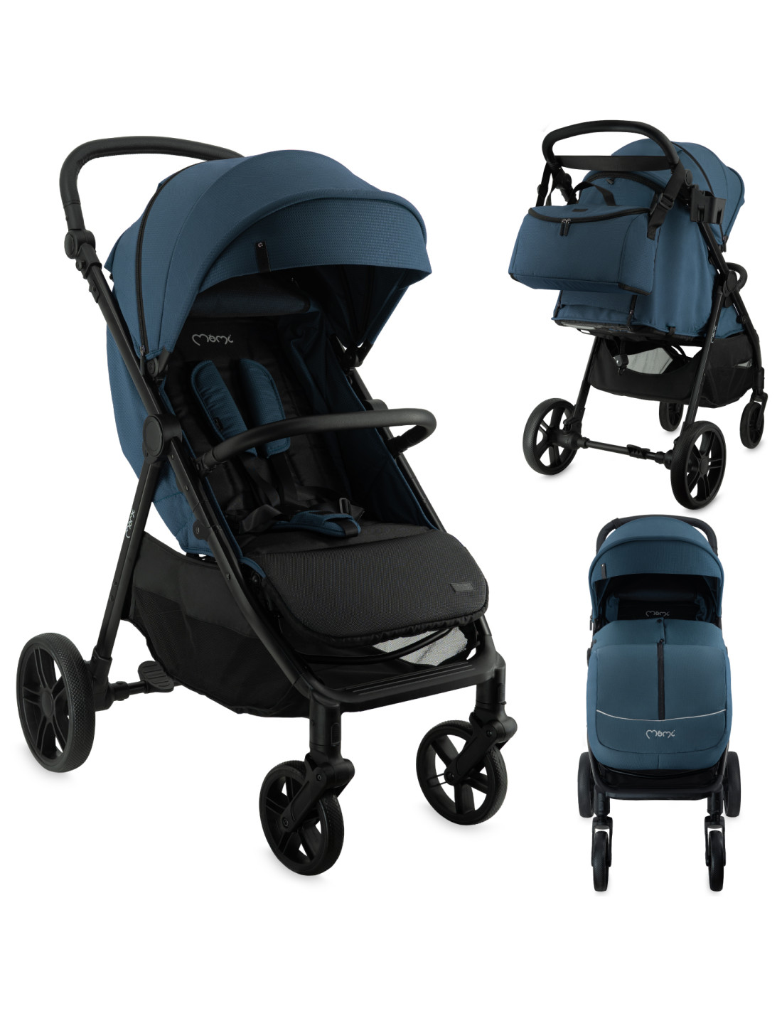 MoMi CLARA Stroller, Blue