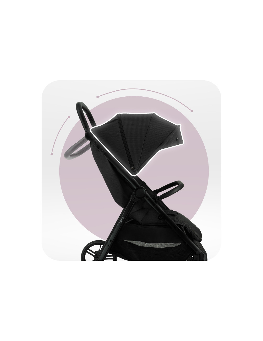 MoMi CLARA Stroller, Black