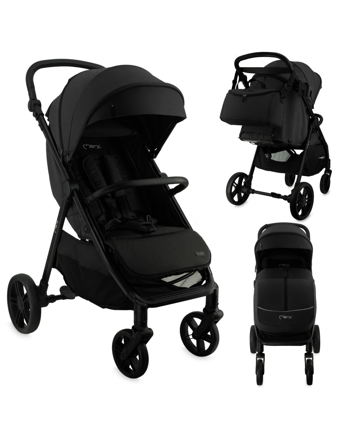 MoMi CLARA Stroller, Black