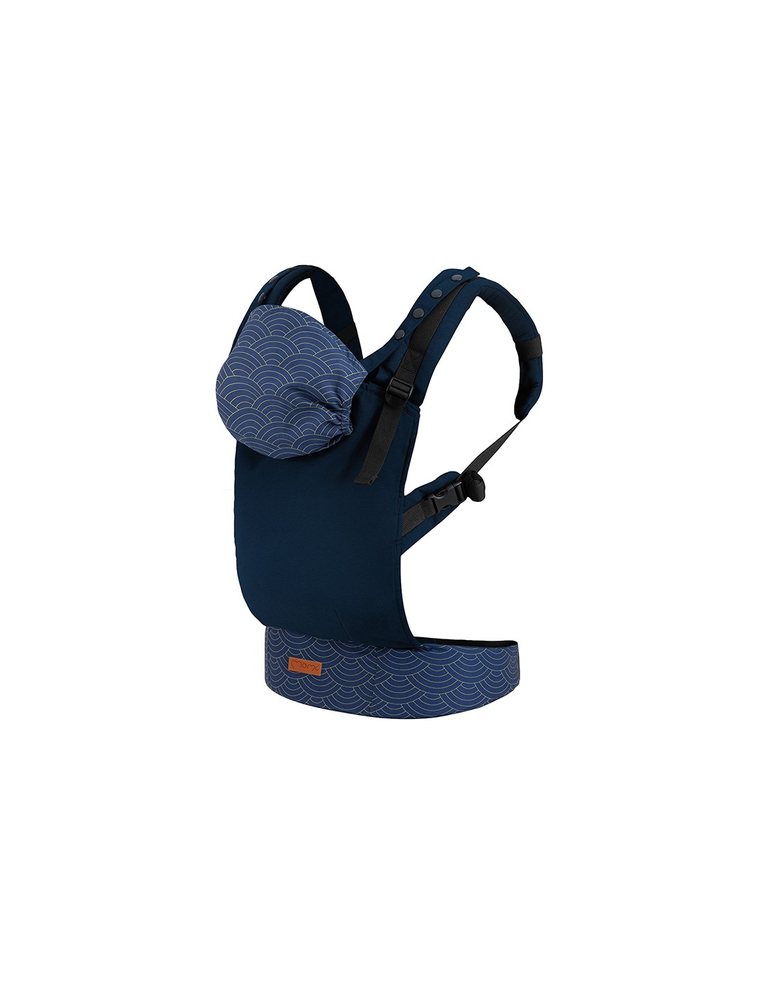 MoMi Collet Baby Carrier, Navy Blue
