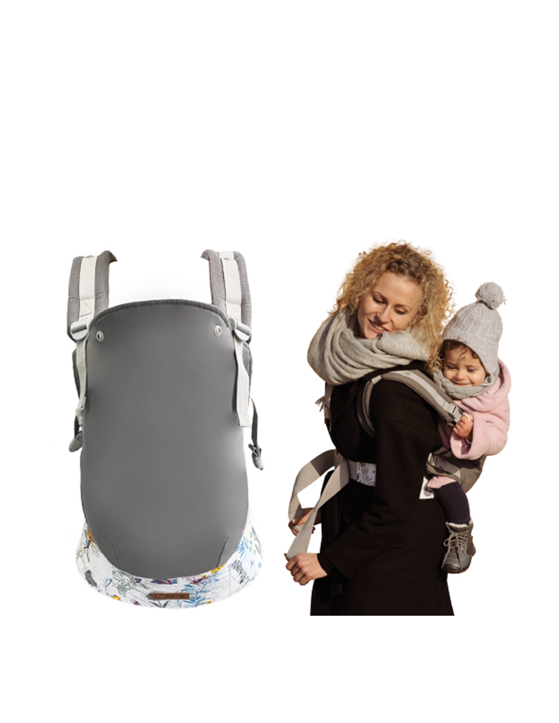 MoMi Collet Baby Carrier, Black