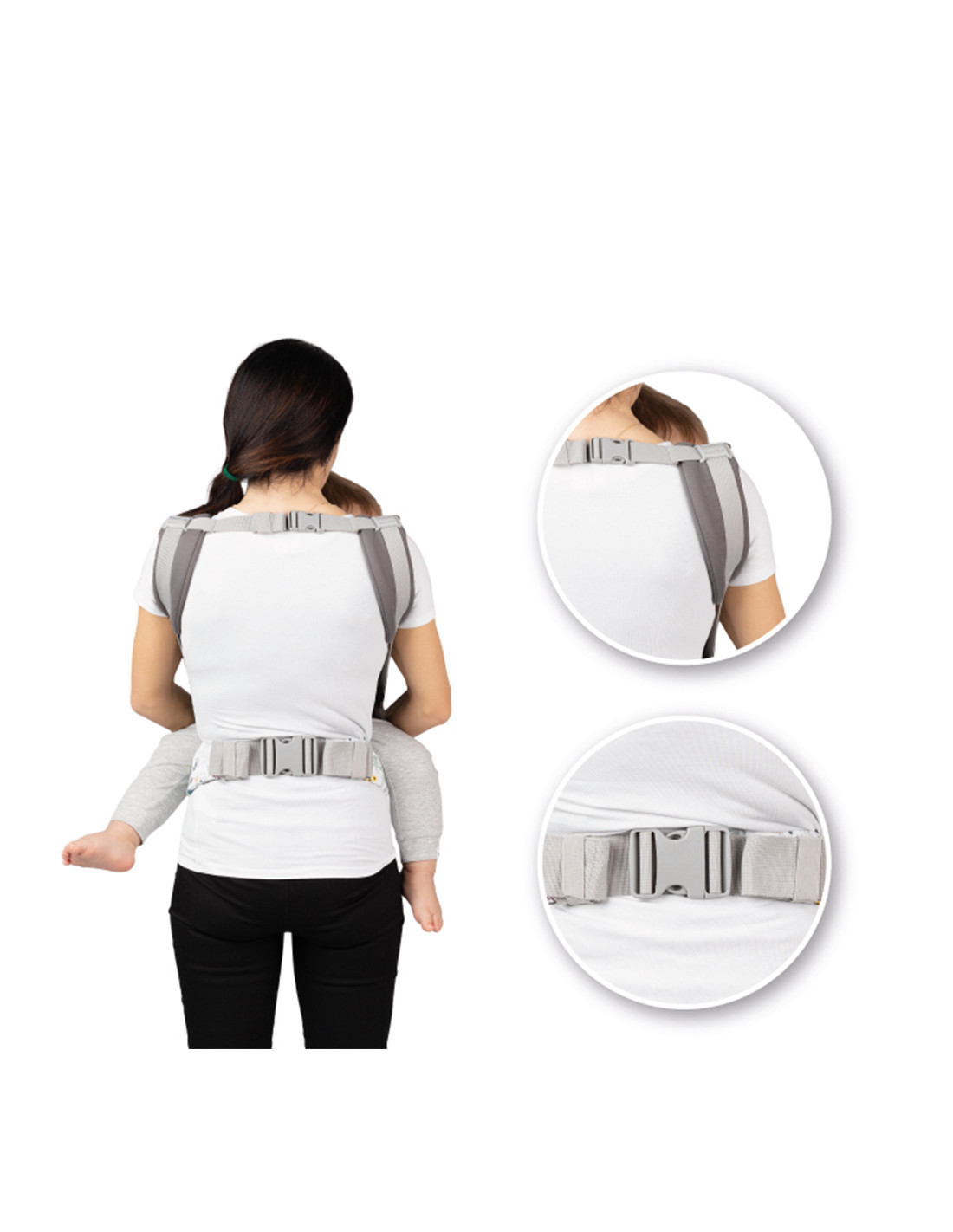 MoMi Collet Baby Carrier, Black