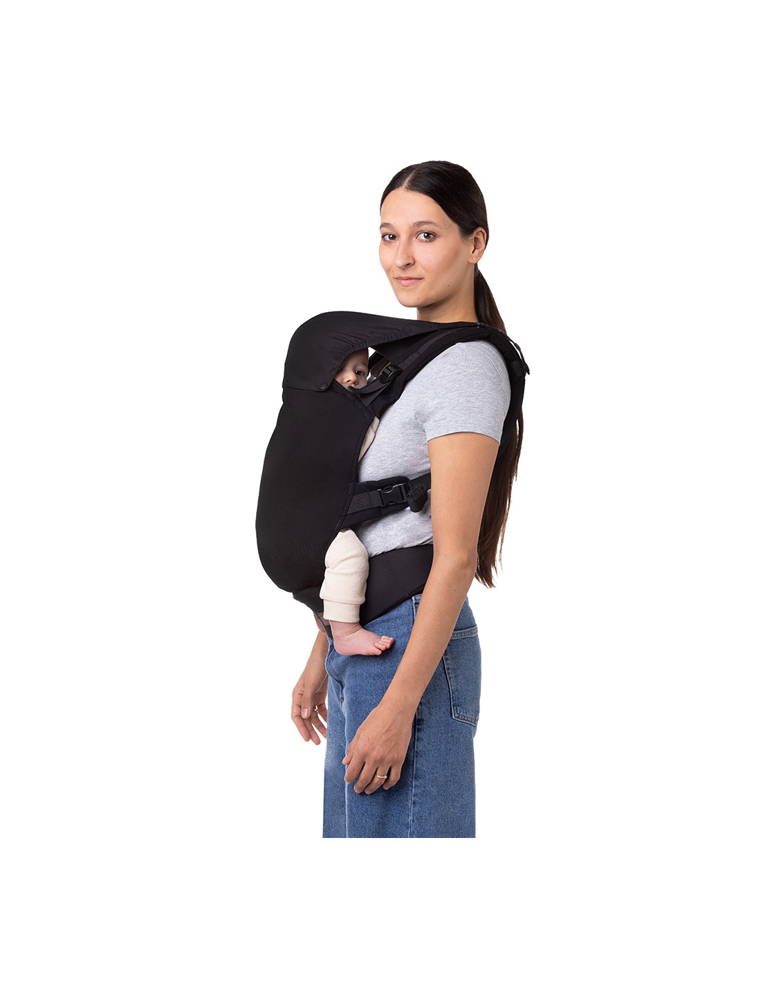 MoMi Collet Baby Carrier, Black